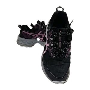 Asics Gel-Venture 9 Black/Soft Berry‎ Athletic Running Shoes Ortholite Women's 8